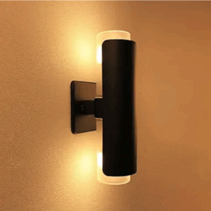 Outdoor Wall Sconce, Up and Down Modern Porch Light, Waterproof Aluminum Exterior Light Fixture, Fence and Pillar Lighting for Patio, Garage, Driveway, and Outdoor Spaces