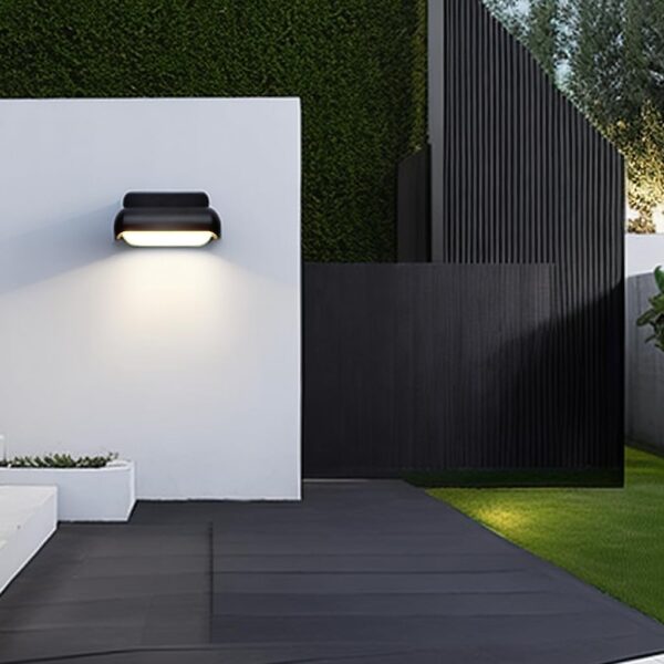 Modern Wall Sconce Outdoor Porch Light Waterproof Patio Lamp LED Wall Light Fixture Aluminum 13W 3000K Front Door Lamp for Indoor & Outdoor use Garden Yard - Image 8