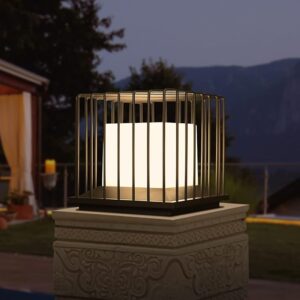 Outdoor Post Lights Outdoor Column Lights Post Lights Outdoor Lighting Landscape Lantern 20W 3000K Modern LED Post Lamp Post Guardrail Pillar Lamp IP65 ETL certificated