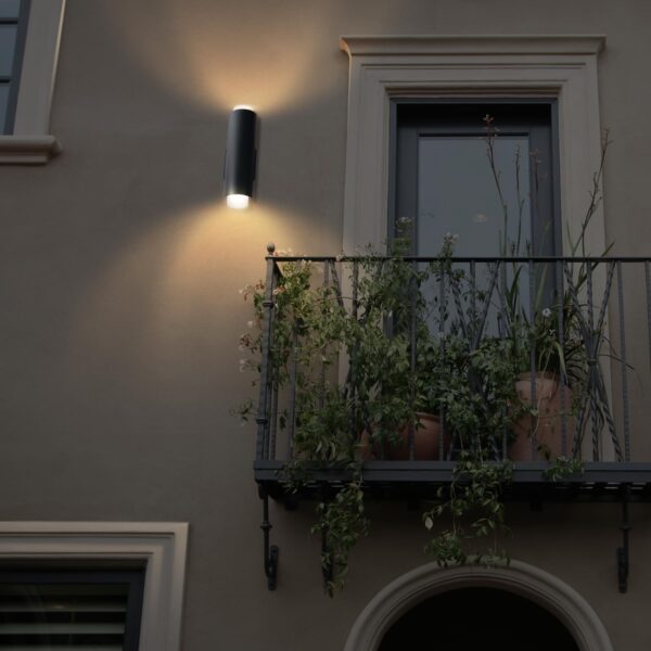Outdoor Wall Sconce, Up and Down Modern Porch Light, Waterproof Aluminum Exterior Light Fixture, Fence and Pillar Lighting for Patio, Garage, Driveway, and Outdoor Spaces - Image 7