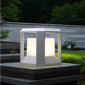 PLUSLED Outdoor Post Cap Lights,Fits 9.88" x 9.88" x 10.63" Wooden Fence Deck Patio Garden, LED Lamp Post...