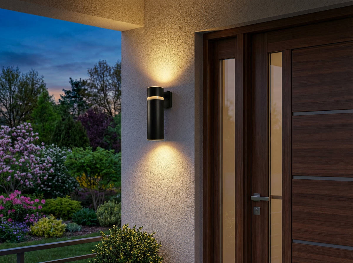 The Spring Home Improvement Upgrade That Pays Off Every Night: Matte Black Outdoor Wall Sconces