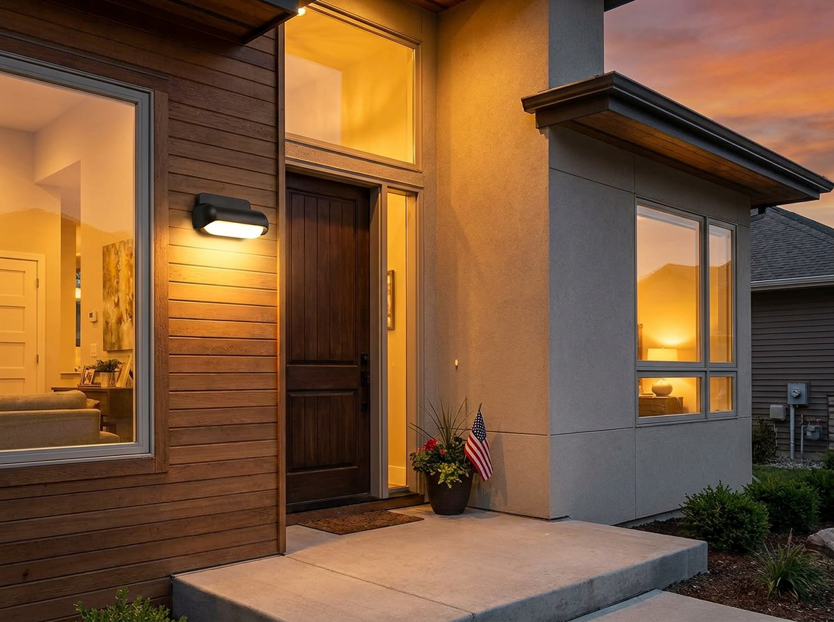 PLUSLED 13W Modern LED Wall Sconce: The Spring 2026 Product Spotlight for American Porches, Patios & Garage Walls