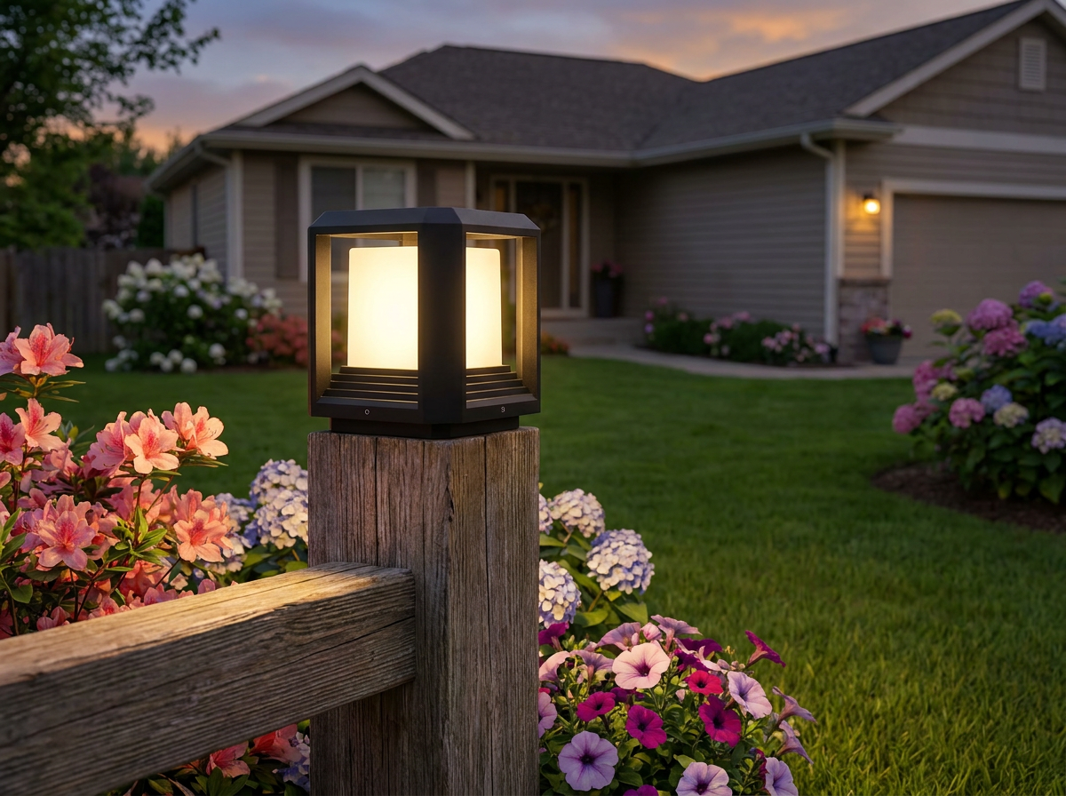 PLUSLED 20W Modern Black Outdoor Post Light: The Spring 2026 Product Spotlight for 5.91″ Wooden Fence, Deck & Garden Posts