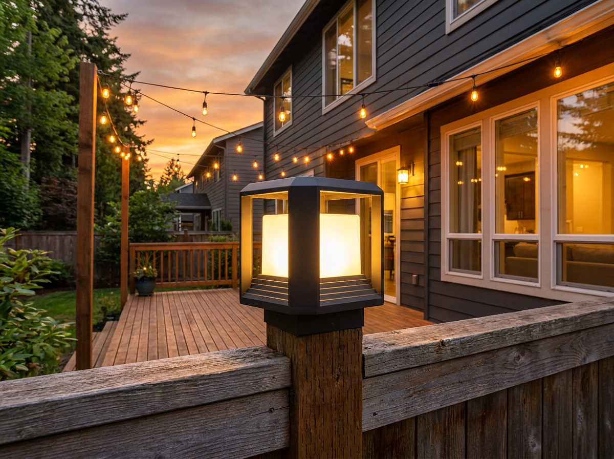Product Spotlight: The PLUSLED 9.88″ 20W Hardwired LED Post Light Quietly Becoming the Oversized Upgrade American Decks & Fence Pillars Are Picking for Summer 2026