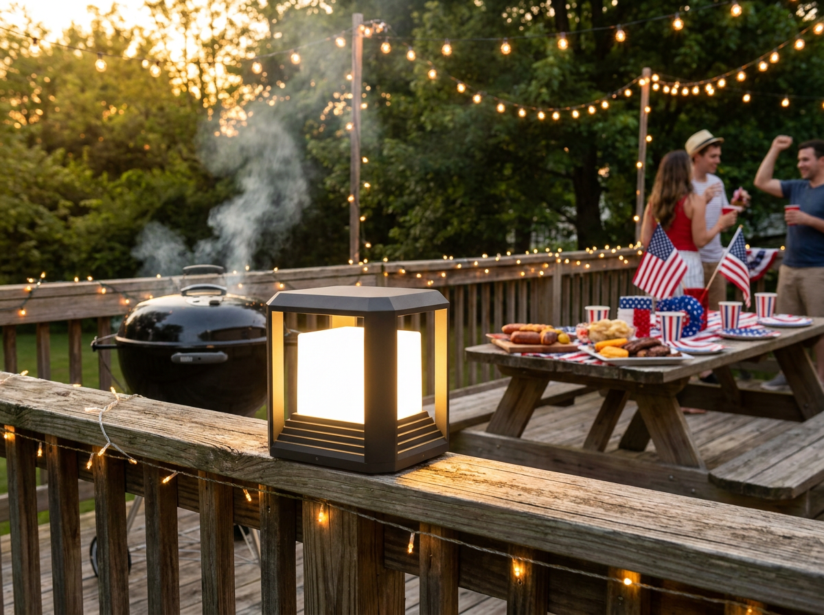 How to Install a 9.88″ PLUSLED LED Pillar Post Light on a Driveway Brick Column Before the July 4th 2026 Cookout: A One-Afternoon DIY Walkthrough