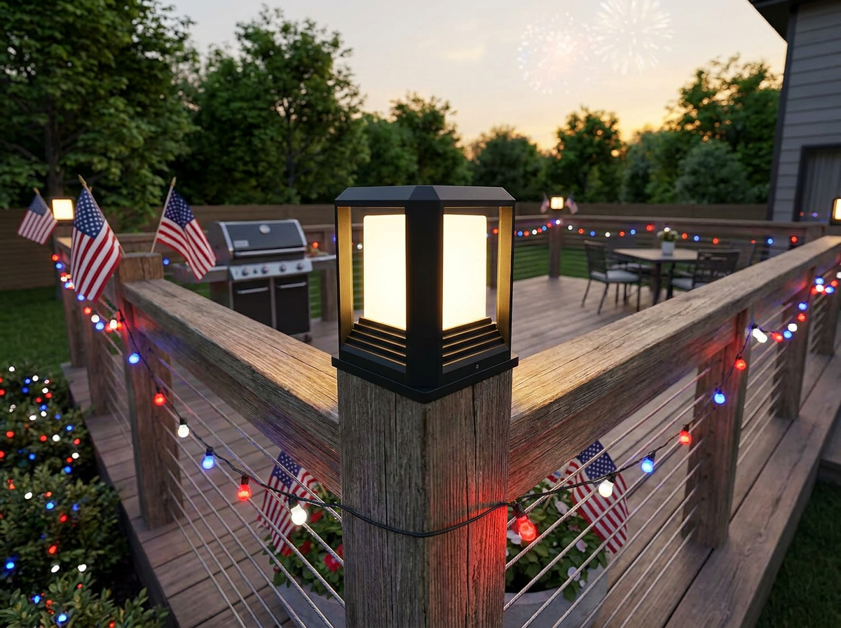 How to Install a 5.91 inch PLUSLED Modern Black Outdoor LED Post Light on a 6×6 Deck Railing Post Before the July 4th 2026 Cookout: A Two-Hour Saturday DIY Walkthrough