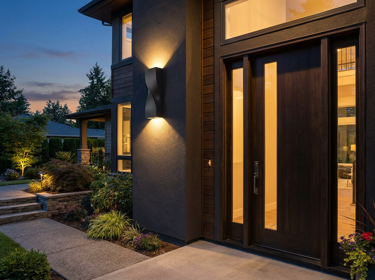Product Spotlight: 15.75″ Black S-Shape LED Wall Sconce Redefining American Front Doors Summer 2026