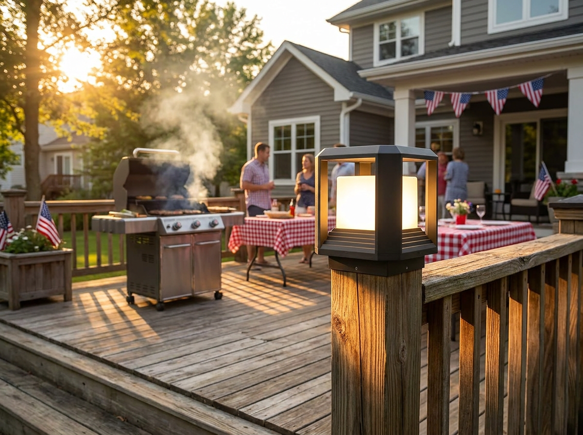 The Smart-Home Outdoor Lighting Shift: Why American Homeowners Are Choosing Hardwired 9.88″ LED Pillar Post Lights for Summer 2026
