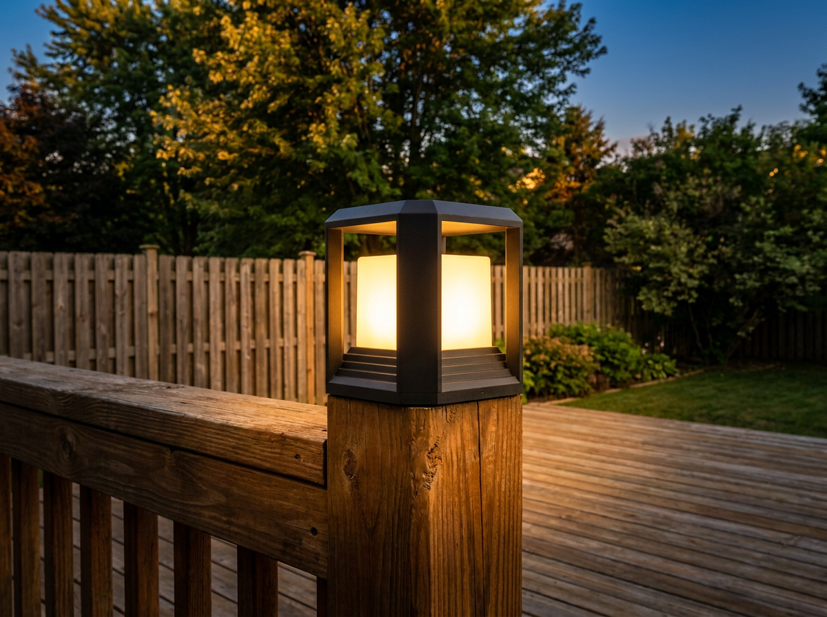 How to Install a 9.88″ PLUSLED 20W Modern Black Outdoor Post Light on Your Wooden Deck or Fence: A Complete Summer 2026 DIY Walkthrough