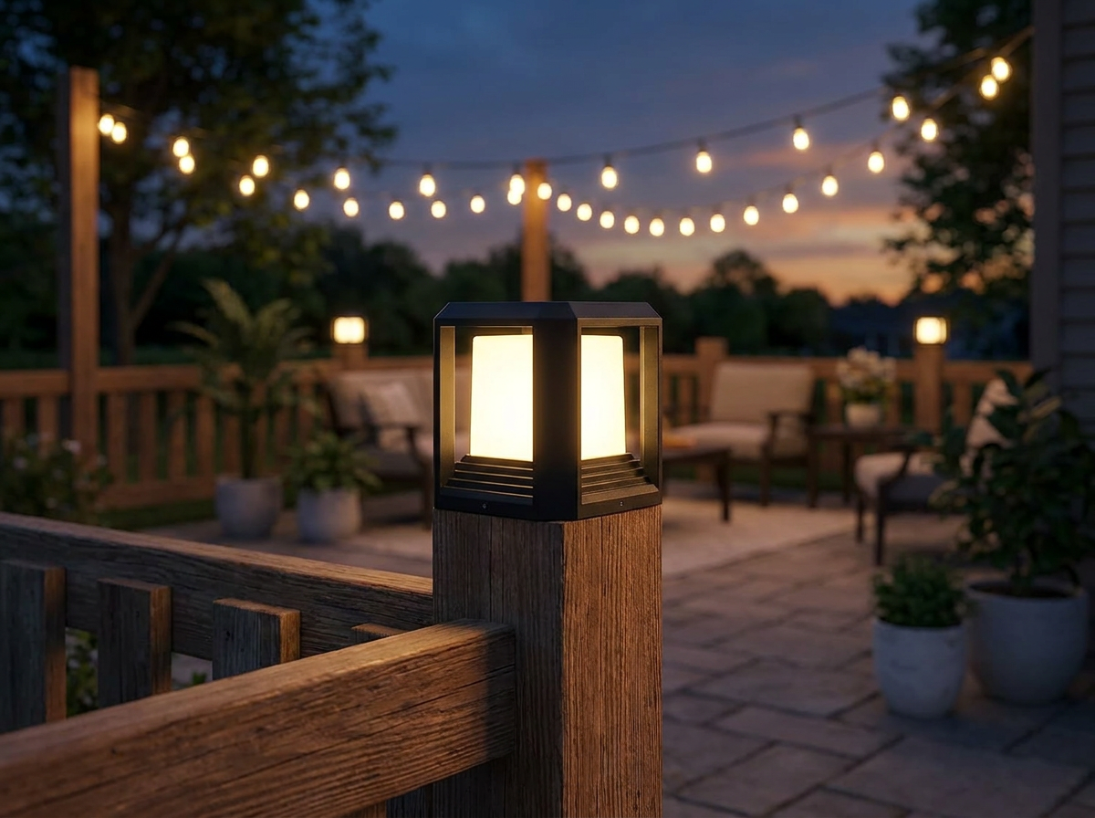Product Spotlight: The PLUSLED 20W Modern Black Outdoor Post Cap Light Reshaping American Wooden Fence Lines This Late Summer 2026