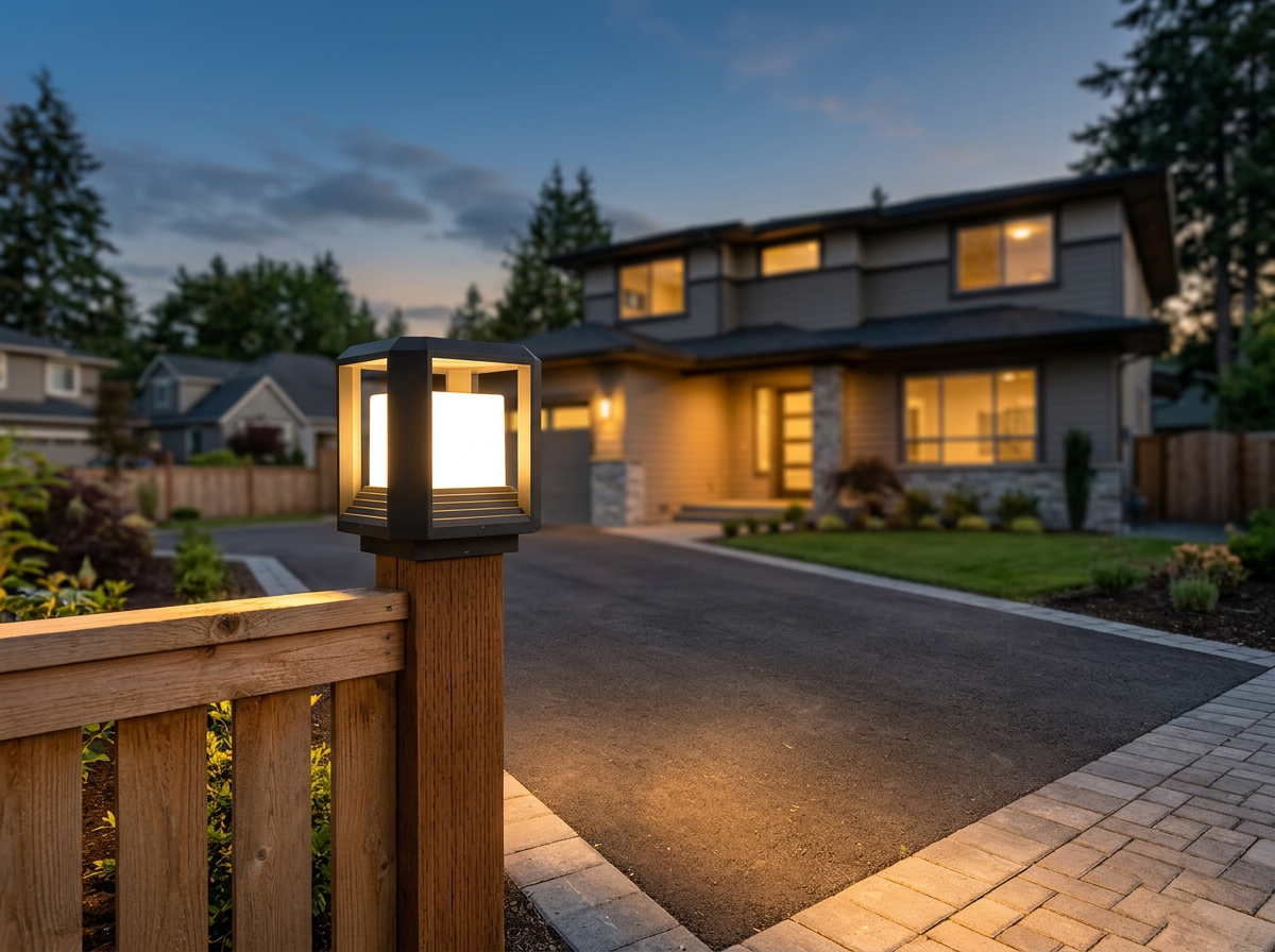 Product Spotlight: The PLUSLED 9.88″ Modern Black ETL-Certified LED Column Post Light Quietly Winning American Fences, Decks & Driveways in Late July 2026