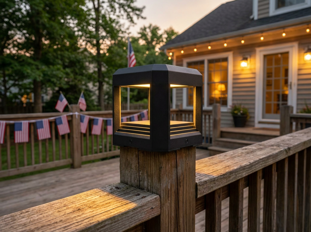How to Install a PLUSLED 5.94-Inch Hard-Wired LED Pillar Post Light on Your Deck or Driveway Column: A Post-July 4th Summer 2026 DIY Walkthrough