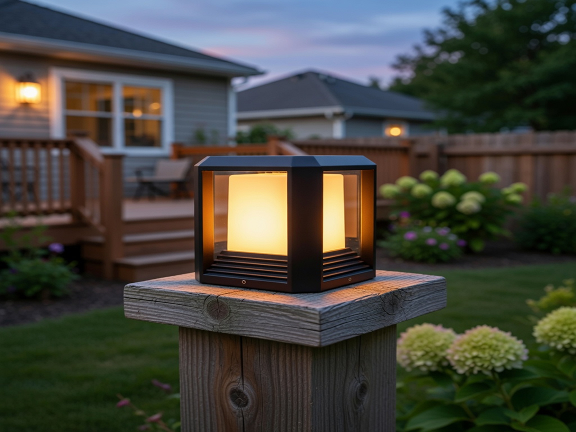 Product Spotlight: The PLUSLED 2.99 Waterproof 5.91-Inch Modern Black LED Post Light Turning Ordinary Backyard Fence Posts Into Labor Day 2026 Curb-Appeal Winners